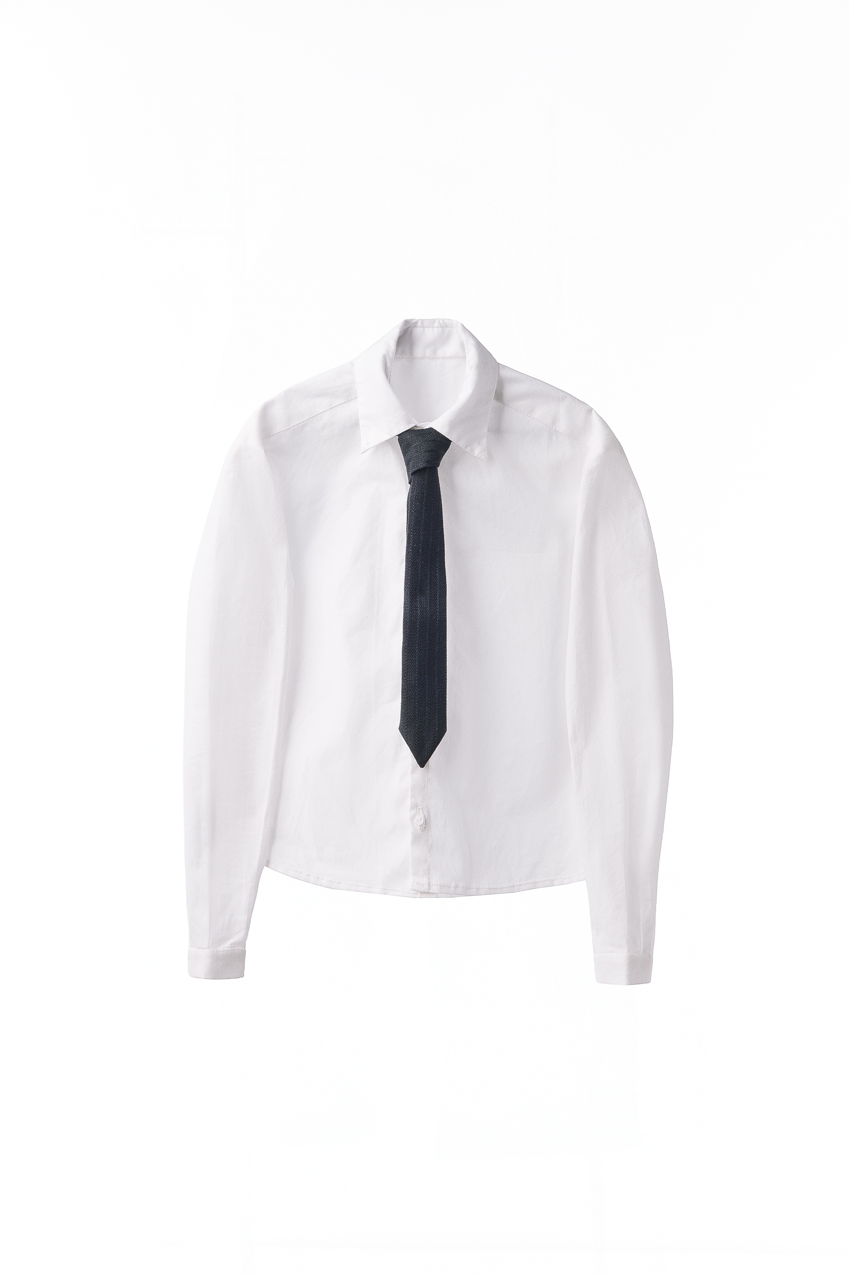 Pinstripe Formal Shirt & Tie